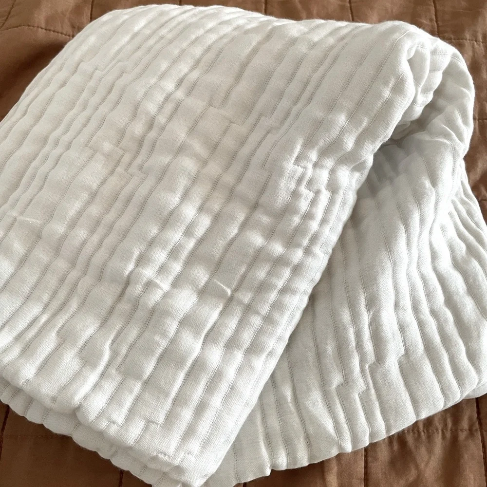 King Size Quilted Pillow ~White ~Sham Only - Hearth & Hand with Magnolia